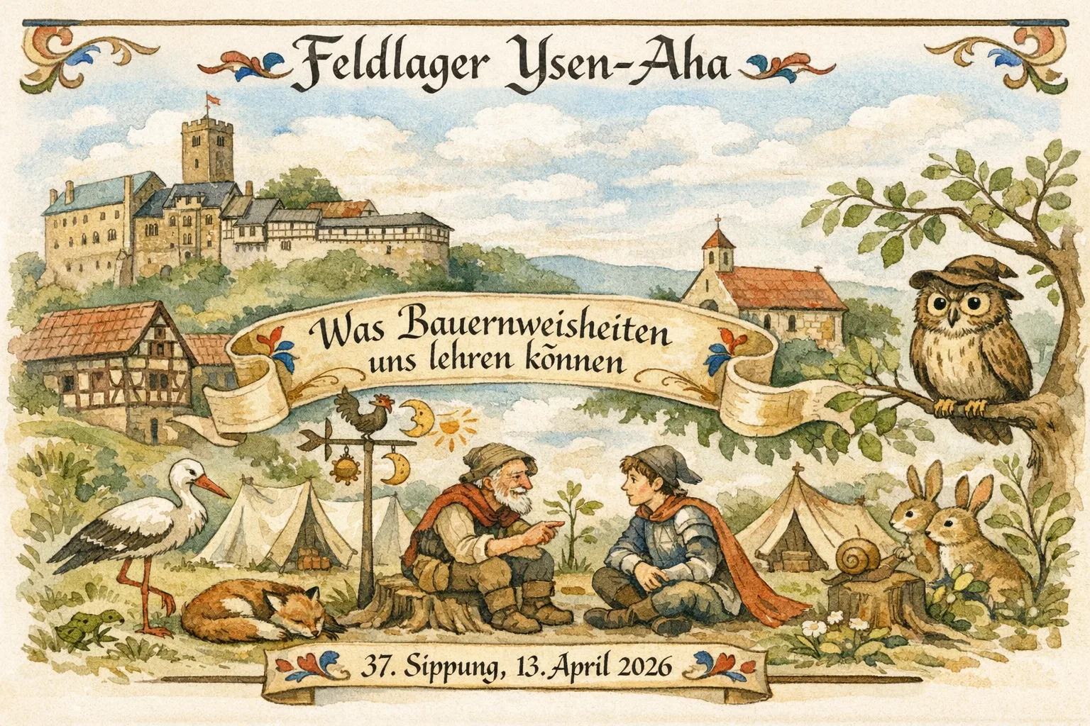 Wenn Bauernweisheiten auf ritterlichen Humor treffen: Schlaraffia lädt zur geheimnisvollen Sippung