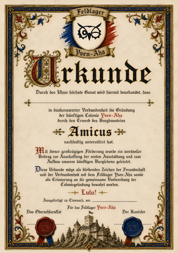 Urkunde Amicus